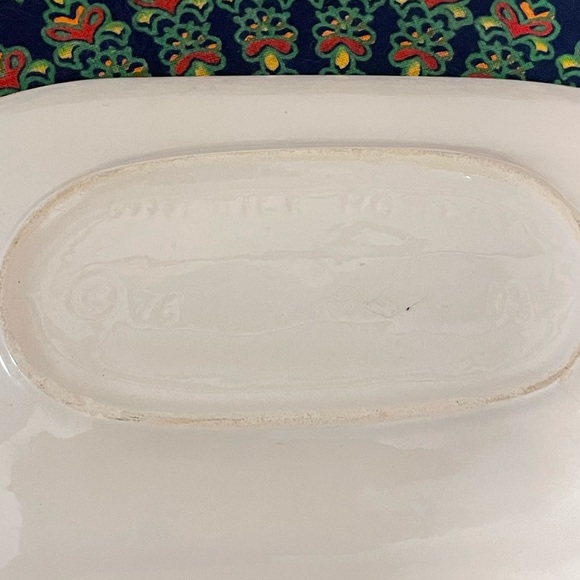 Vintage white Asparagus Plates set of 2. EUC!! - Picture 3 of 7